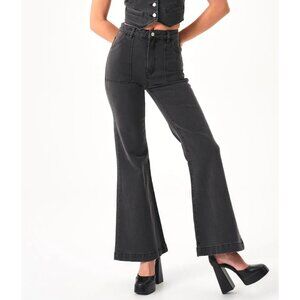 Rolla’s Eastcoast Flare NWT New Black High Rise Jeans Sz 32